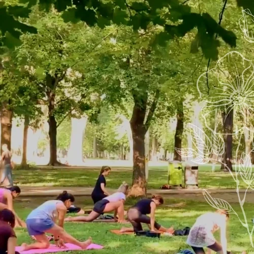 Yoga Prénatal Nature parc La Fontaine